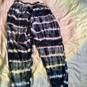 tie die joggers